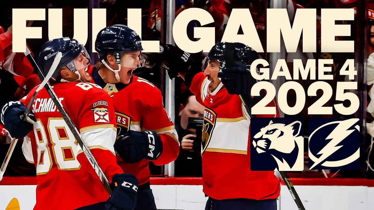 FULL GAME | Panthers vs Lightning Round 1 Game 4 | 4.28.25