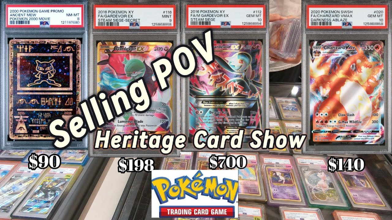 Turning Graded Cards Into Cash at the Card Show #pokemon #pov #pokemoncards #foryou #fyp #vendor