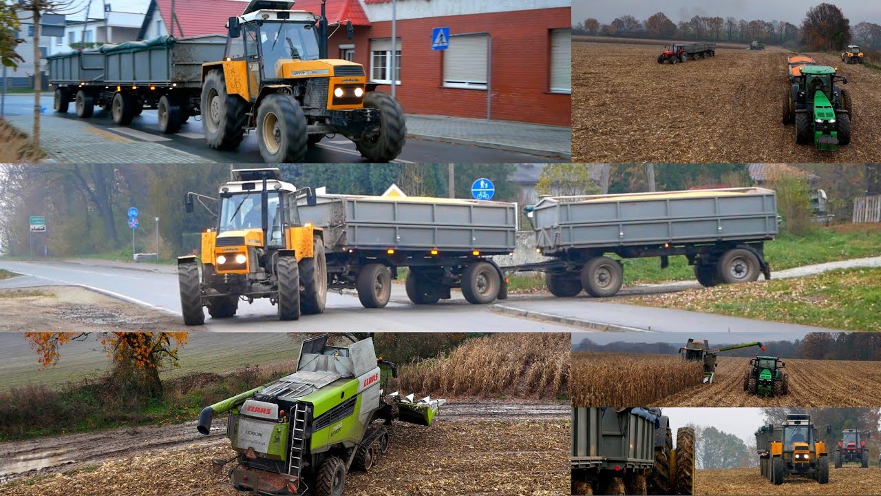 Ostatki kukurydzy | John Deere 8400 | URSUS 1614 | Lexion 7500