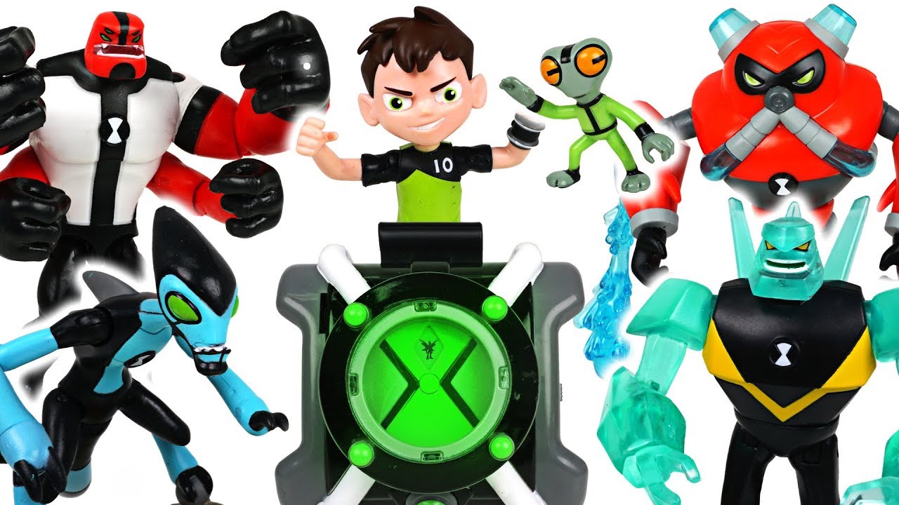 Huge dinosaurs are harassing PJ Masks! Ben 10! Alien transformation! - DuDuPopTOY