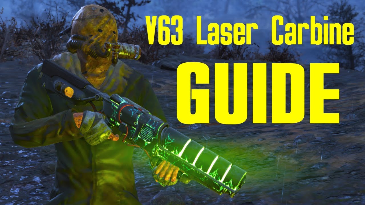 BEST V63 Laser Carbine build under 1 minute [Ghoul]