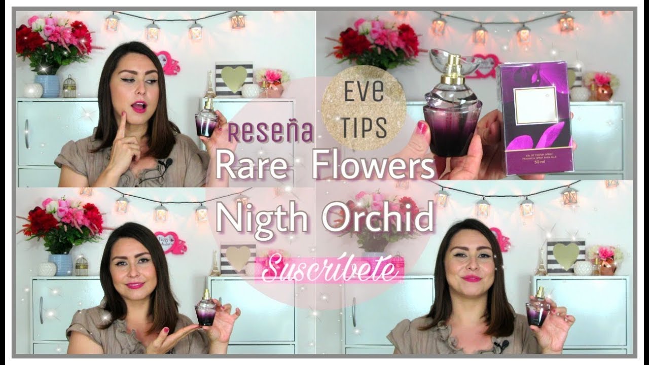 NUEVO RARE FLOWERS NIGHT ORCHID AVON RESEÑA/EVE TIPS