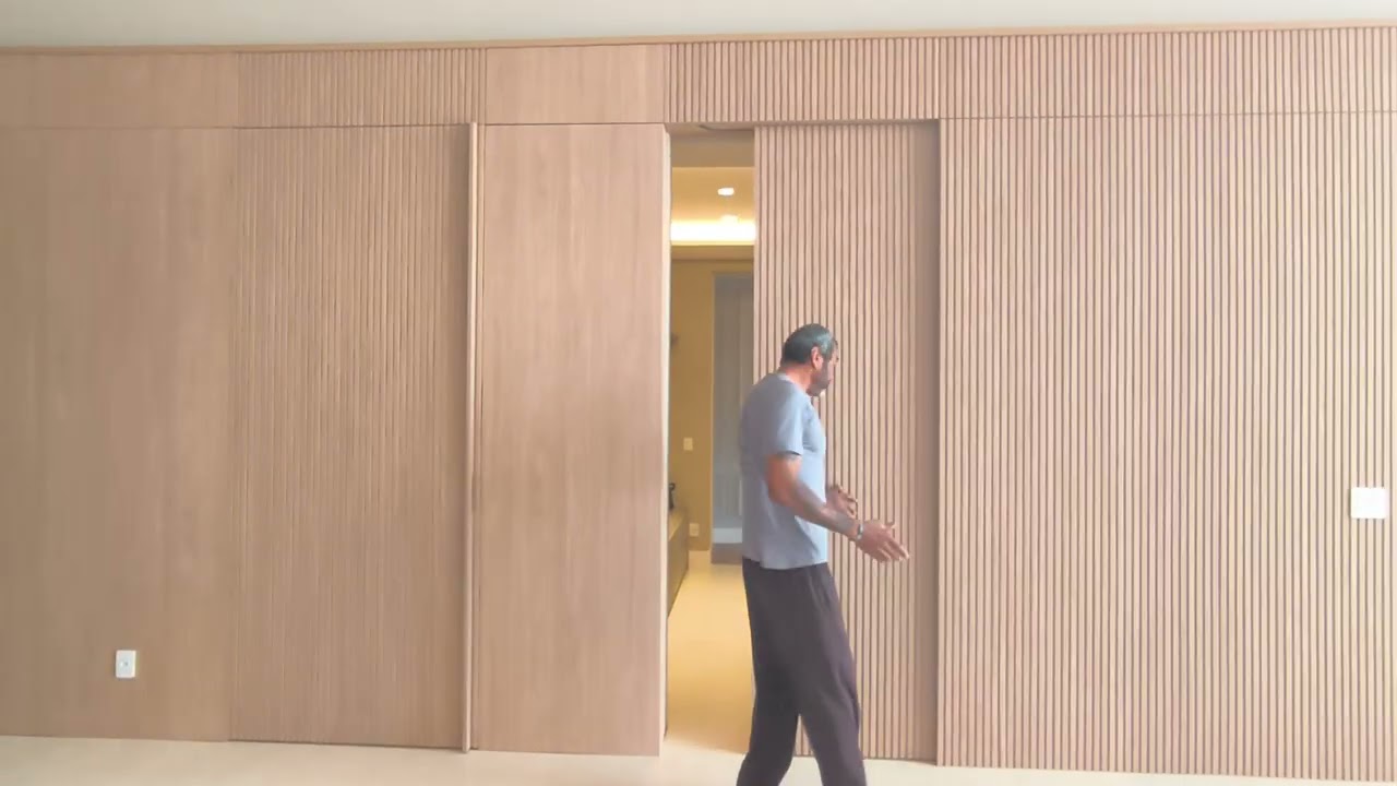 COMO FAZER UMA PORTA PAINEL MIMETIZADA COM KIT COPLANAR VEJA O VÍDEO RÁPIDO E RASTEIRO SEM GEMEÇÃO.