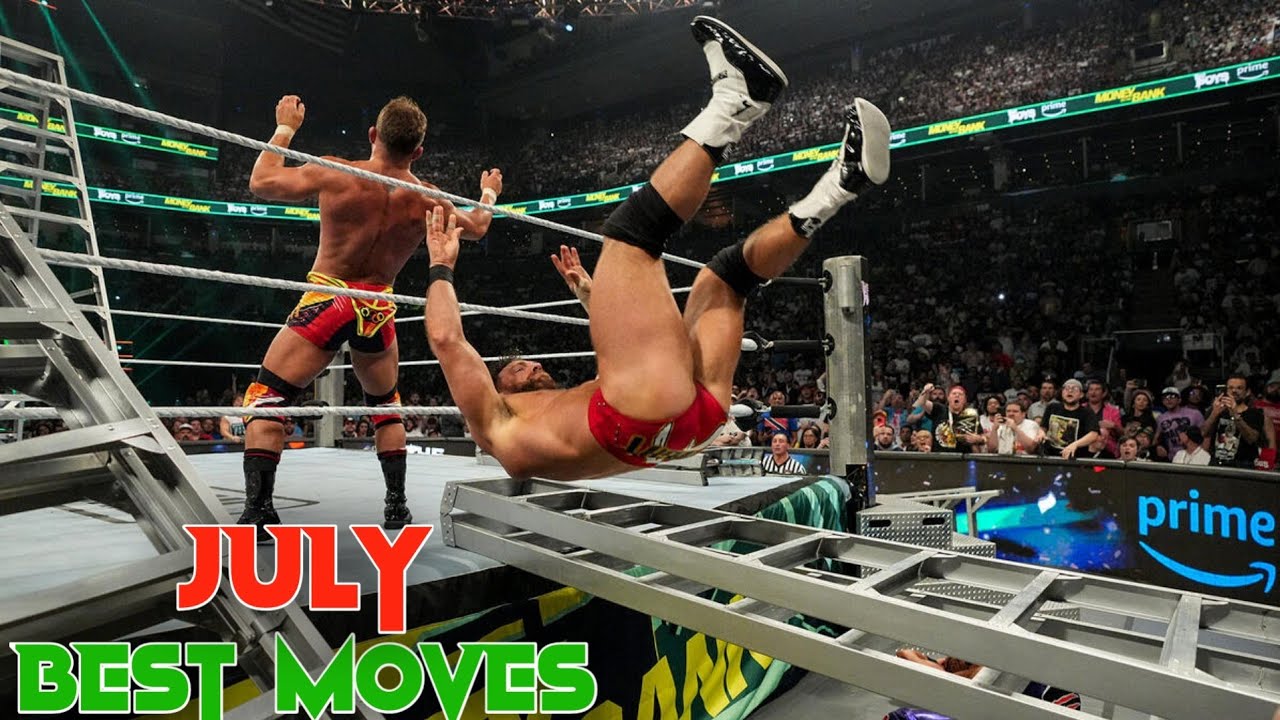 Лучшие приемы WWE за июль 2024 года