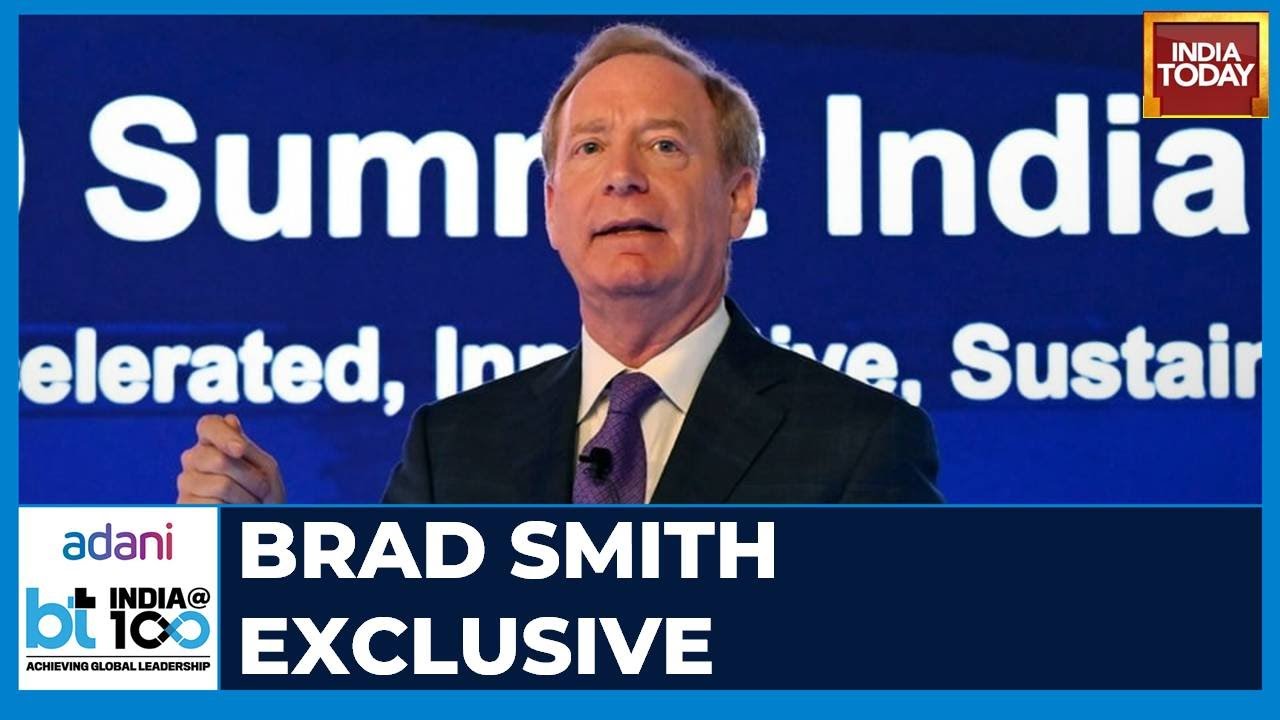 Brad Smith LIVE | #BTIndiaAt100 | India's Economic Odyssey: Growth, Vision, Global Role