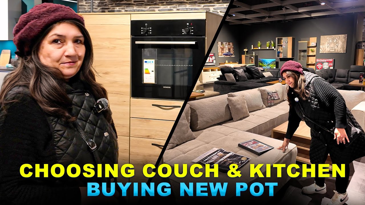 Choosing a Couch, Kitchen & Finally Buying a Pot | انتخاب کوچ، آشپزخانه و بالاخره خرید دیگ | Vlog126