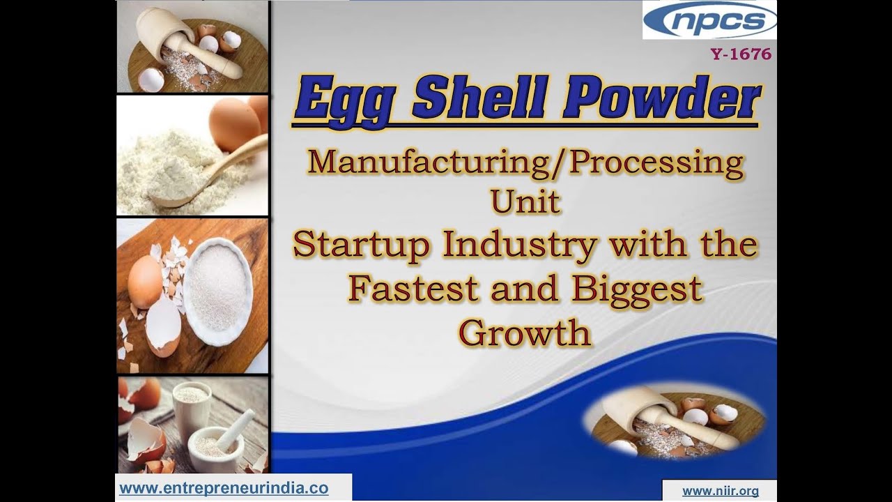 Egg Shell Powder Manufacturing | Egg Processing Unit.