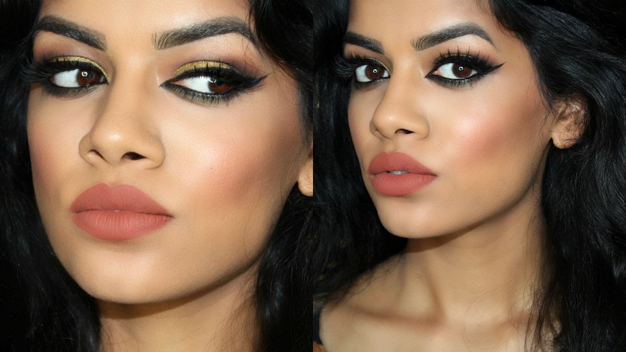 Dramatic Eid Makeup Tutorial: Cat Eye + Matte Lips