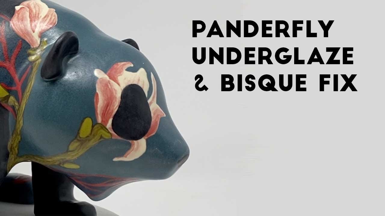 Подглазурная краска Panderfly и фиксация бисквита