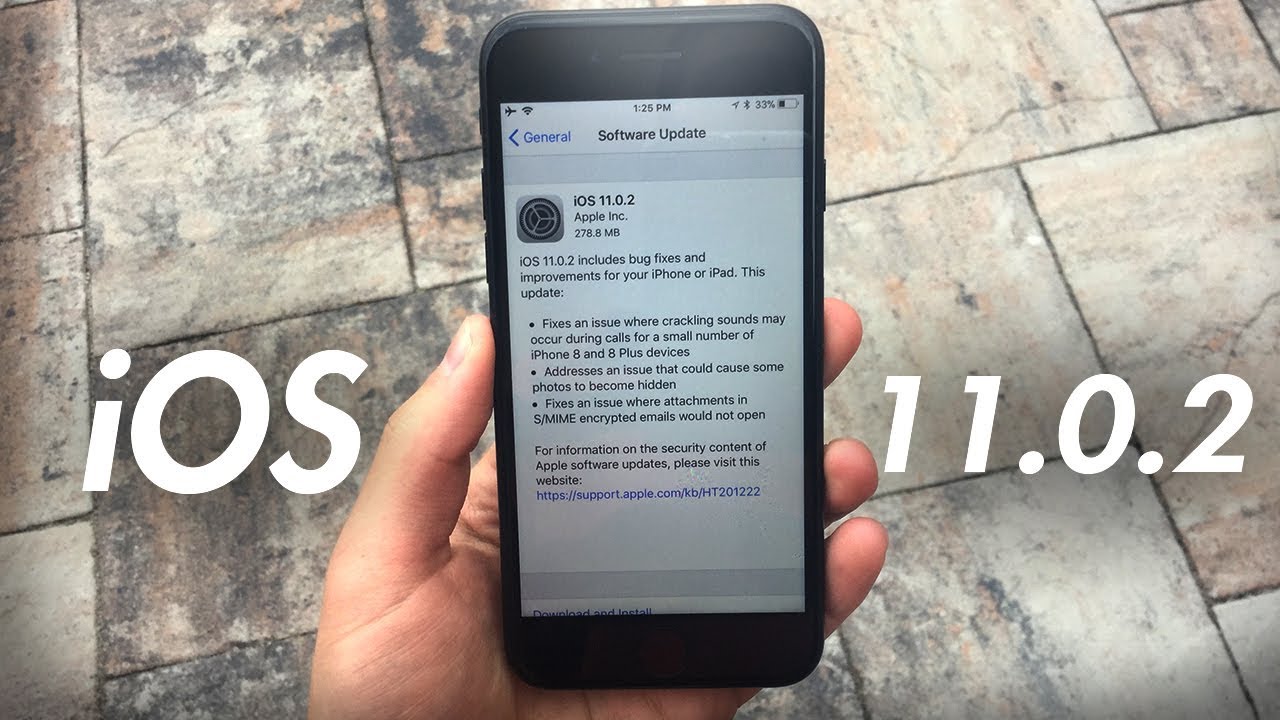 iOS 11.0.2 Update - Released