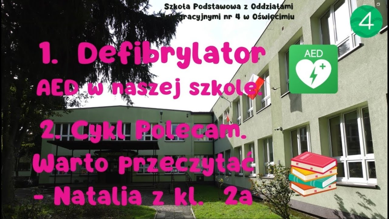 604. odcinek Faktów Czwórki Defiblyrator AED w SP4!
