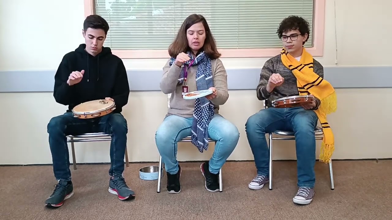 Brazilian Tambourine - Basic Samba Pattern