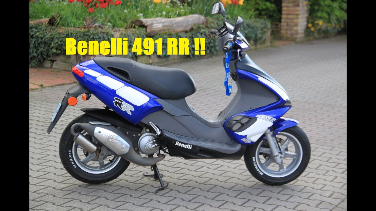 SUPER RARE !!! BENELLI 491 RR LC 49cc Scooter !!!