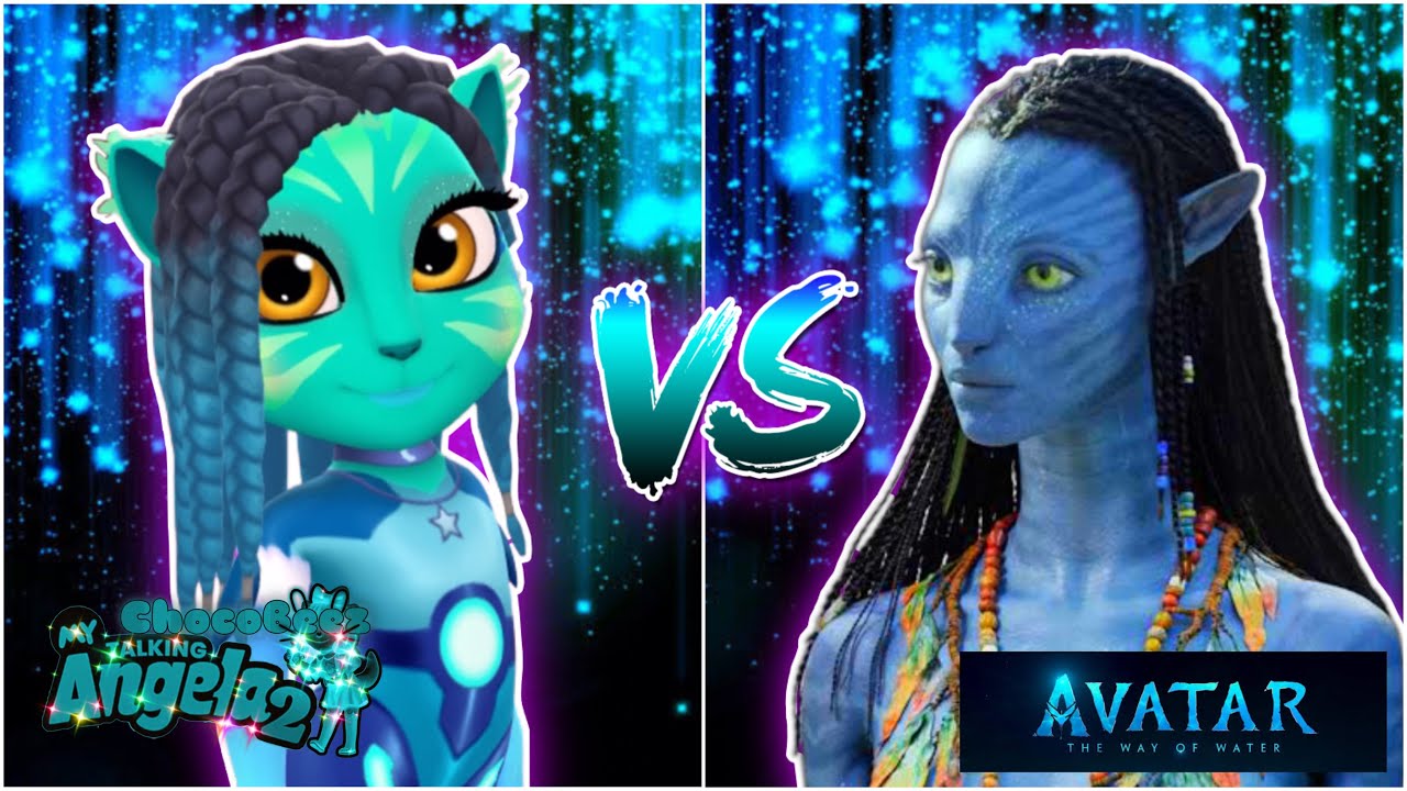 Level 395 - Recreating NEYTIRI from AVATAR THE WAY OF WATER | My Talking Angela 2