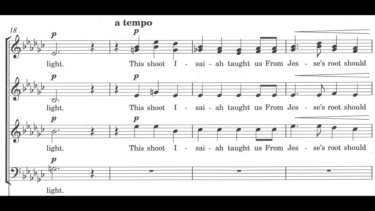 Kerensa Briggs - A tender shoot (score video)