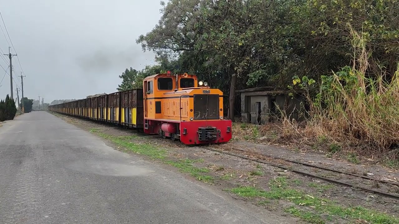 虎尾糖廠 第一班重車通過北溪厝