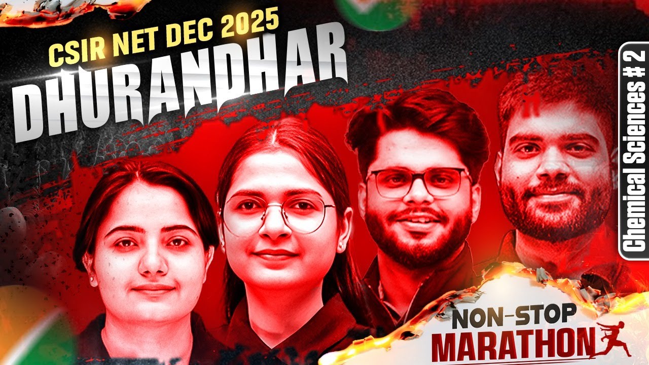 CSIR NET December 2025 | Chemical Sciences Marathon | Full Syllabus Revision in One Non-Stop Session