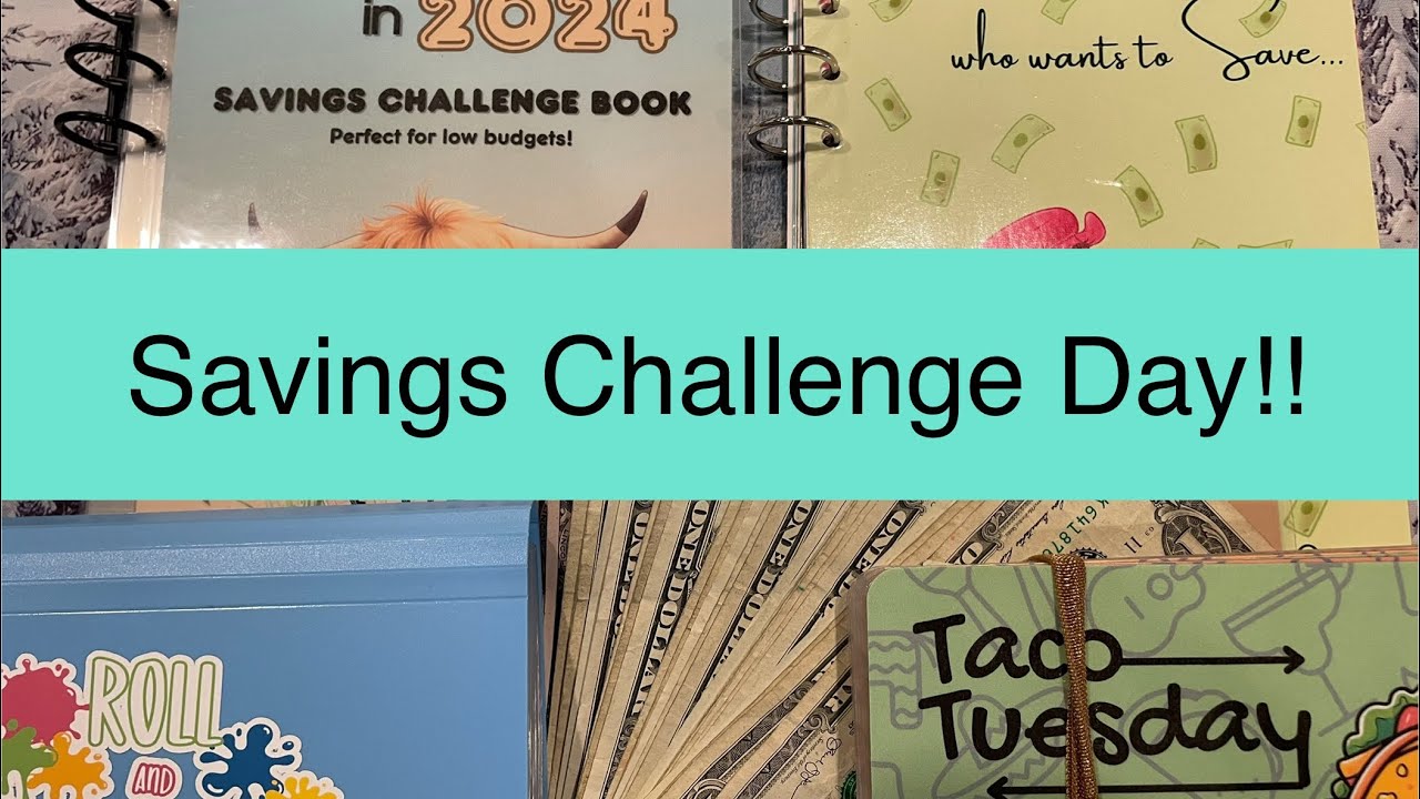 Cash Stuffing Savings Challenges ​⁠l $180 l Nov W5