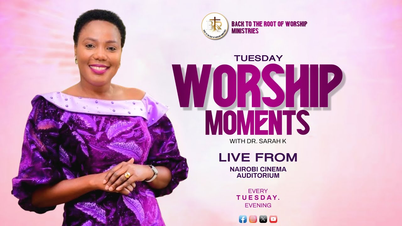 Tuesday Worship Moments with Dr. Sarah K & Shachah Team { 19TH NOV 2024}