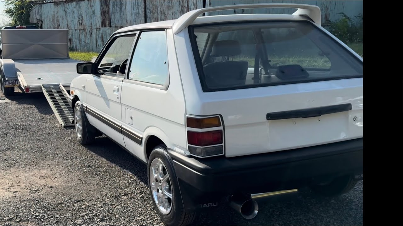 Subaru Justy -Part 34- Custom 1 of 1 - $1,000+ Exhaust w/ Ractive Muffler & Tip | Idles & Drives