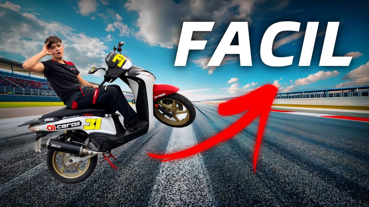 COMO HACER WHEELIE EN SCOOTER 125 4 tiempos | ARTMOTORS