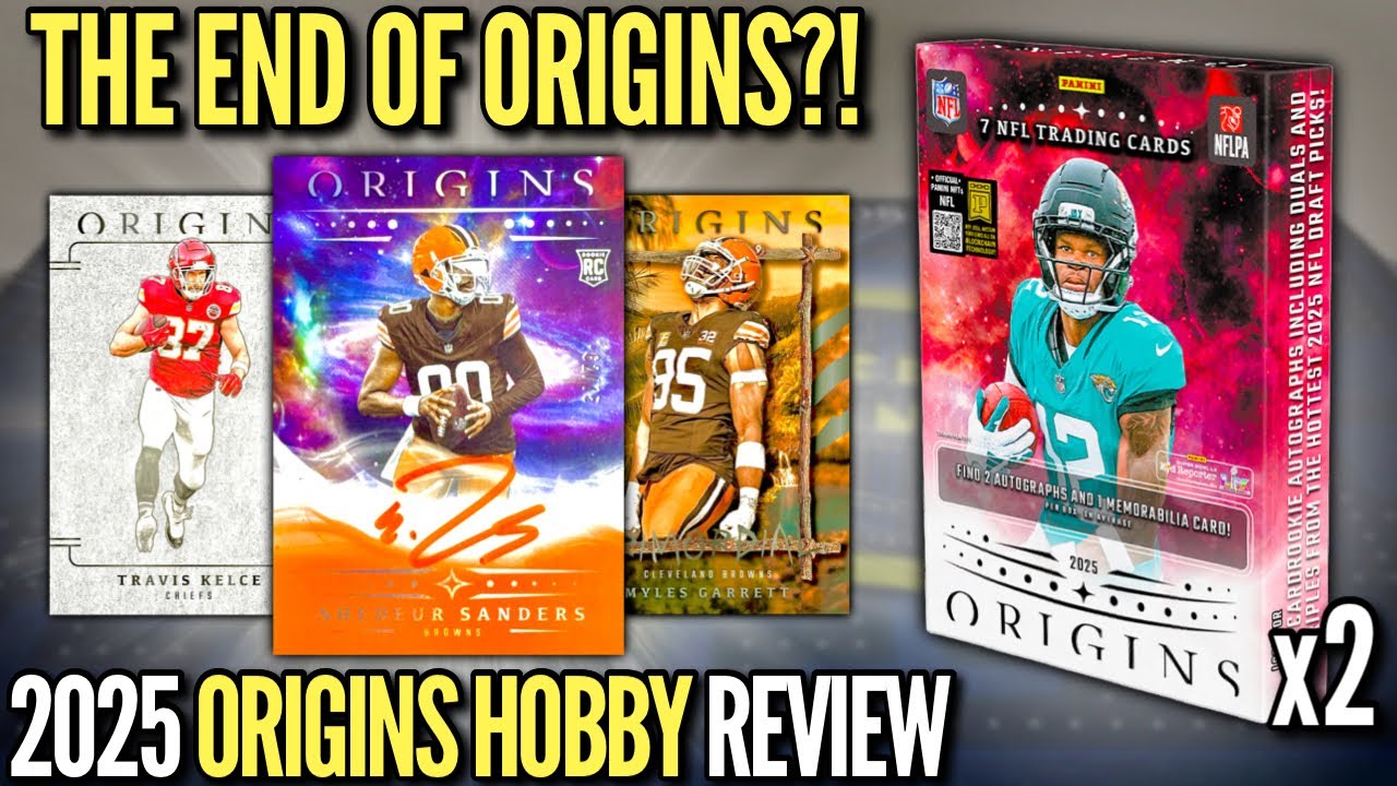 THE BEGINNING OF THE END (CRAZY RPA)?! 😳🔥 2025 Panini Origins NFL Football Hobby Box Review x2