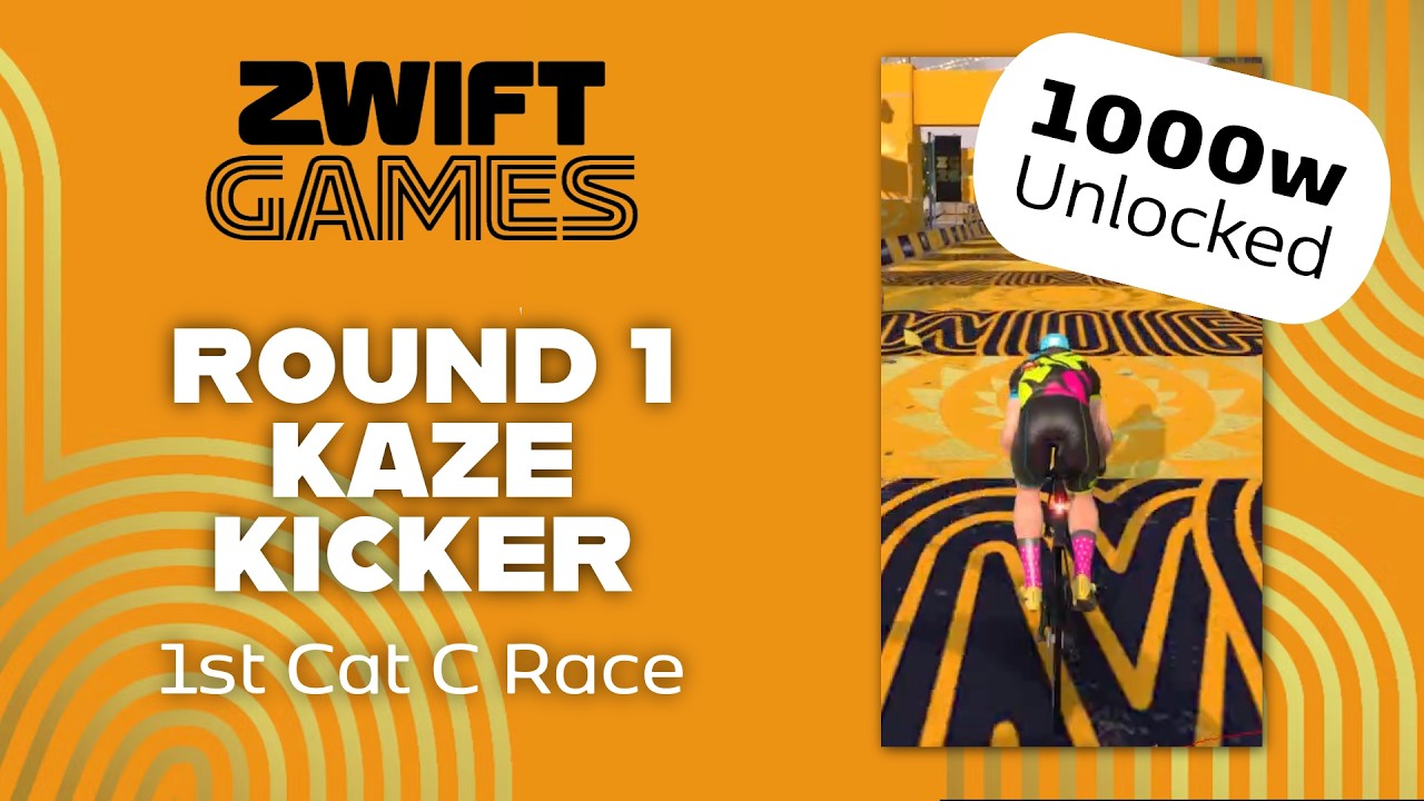 Zwift Games Stage 1 &ndash; Promoted to Cat C&hellip; Reality Check (Kaze Kicker)