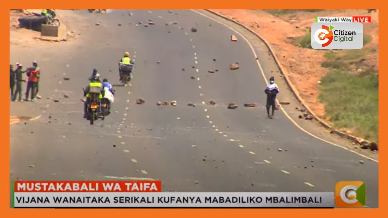 Maandamano yapamba moto Waiyaki way