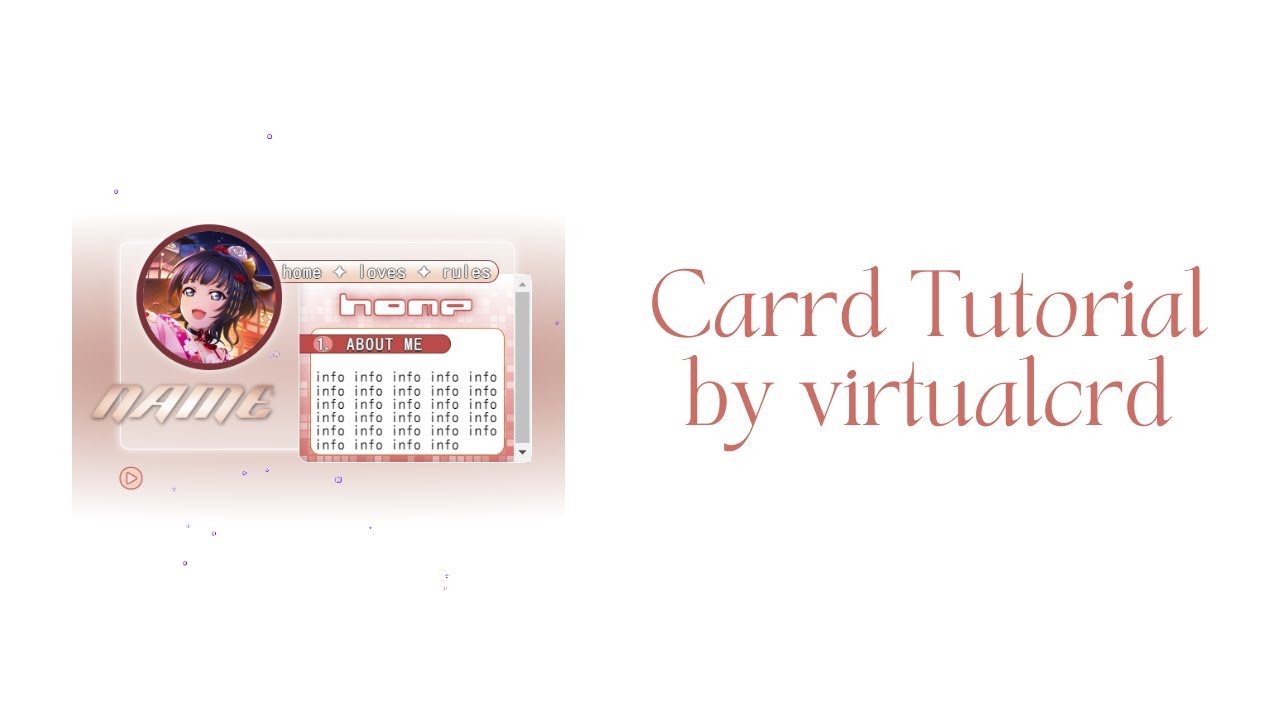 carrd tutorial — © iaehyn [PRO PLUS]