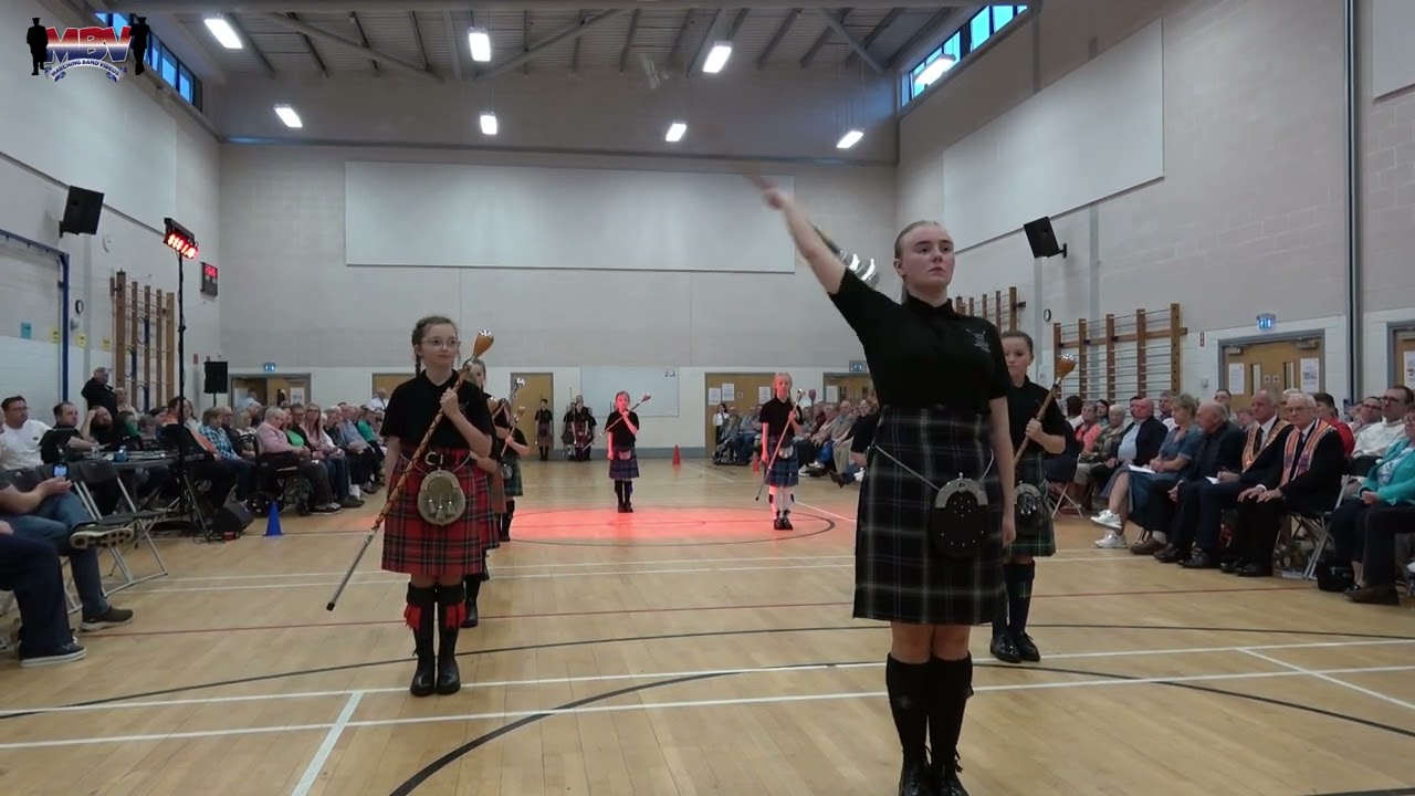 Kara Gilmour & Her Drum Major Academy @ Moneymore D.L.O.L No 10 Mini Tattoo 2025