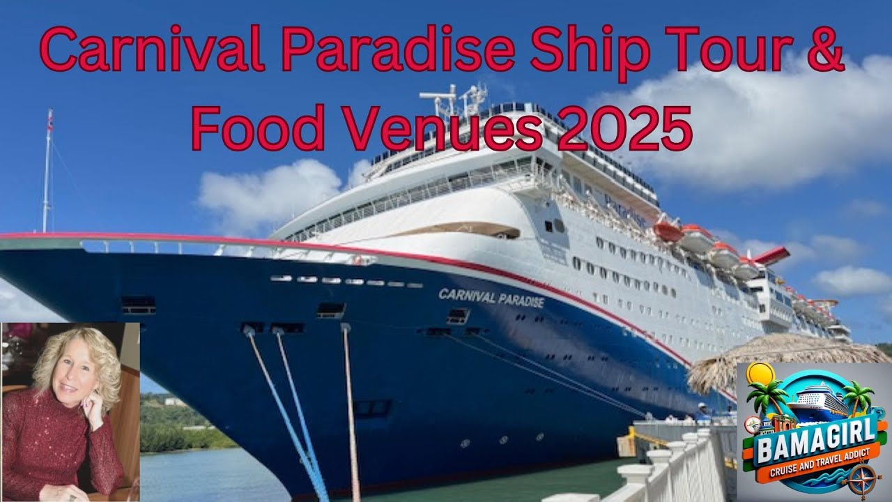ЭКСКУРСИЯ НА КОРАБЛЕ CARNIVAL PARADISE 2025 ГОДА С ПОСЕЩЕНИЕМ ГАСТРОНОМИИ #carnivalparadise
