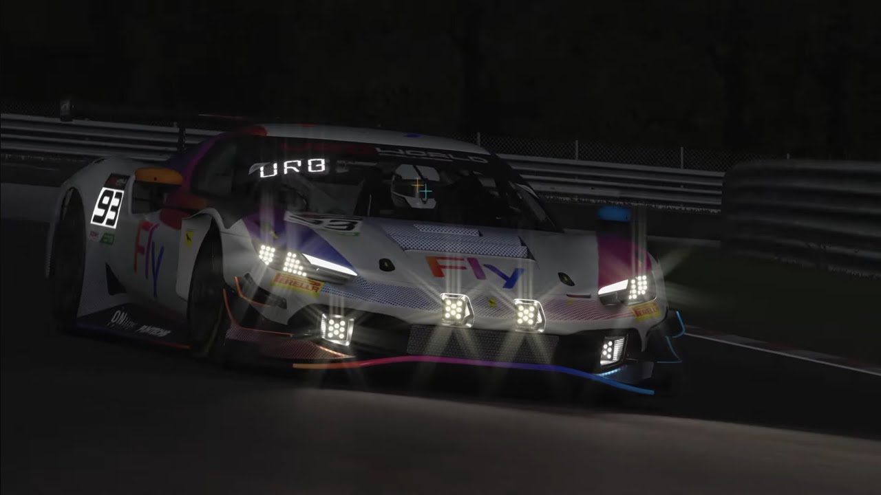 Onboard + Replay (Nuit) Ferrucci 926T GT3 - Real FFB Pure