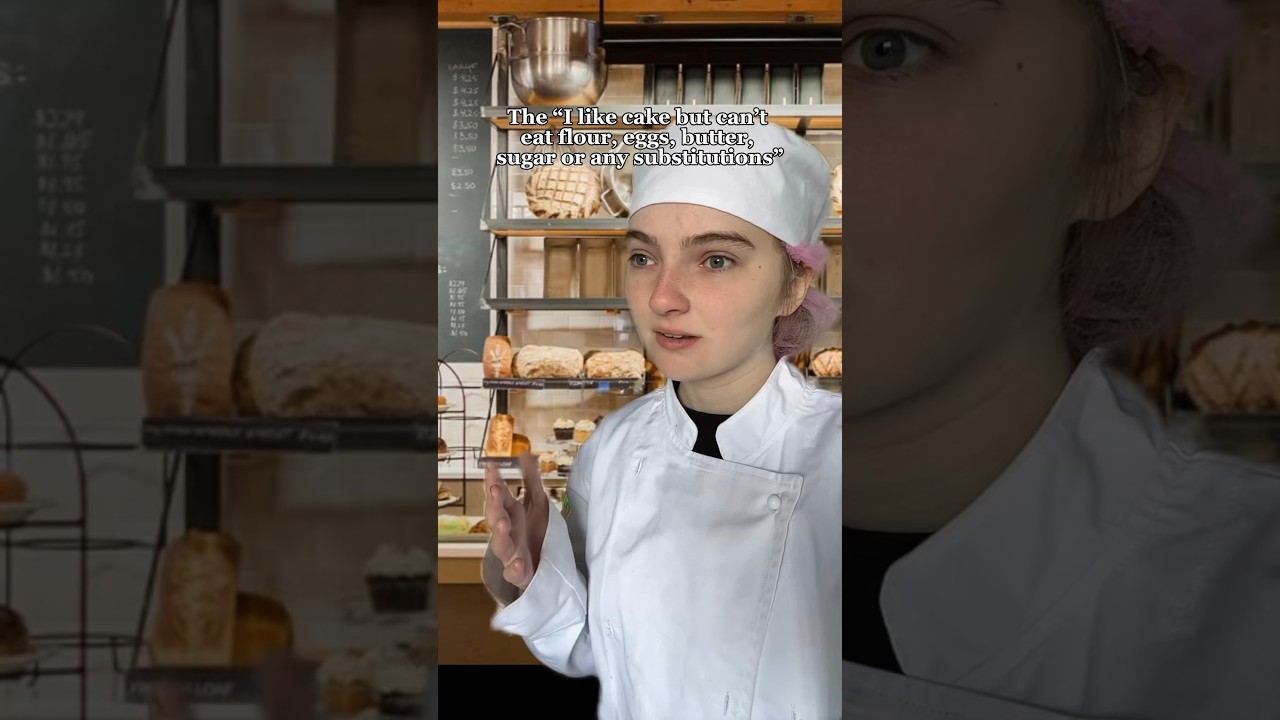 When the customer is allergic to every cake ingredient…