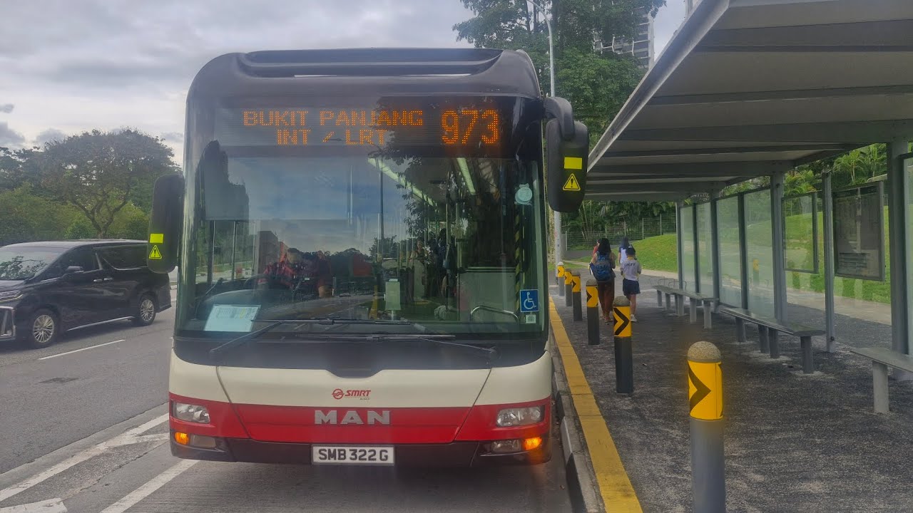 SMRT Bus Service 973 Man NL323F A22 Euro V Batch 1 SMB322G