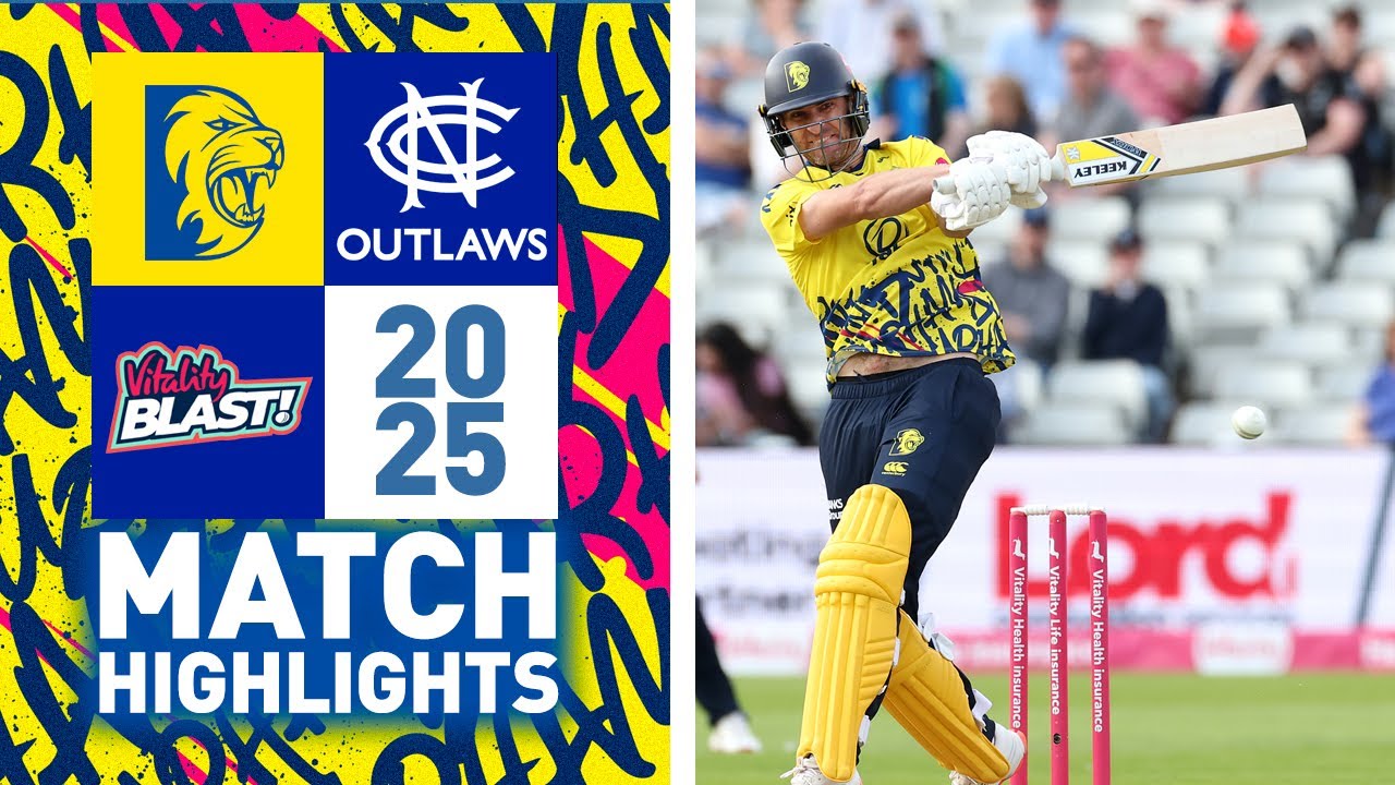 📲 DURHAM smash a record 231 before ALDRIDGE 5-FOR seals victory over Notts | OUTLAWS HIGHLIGHTS