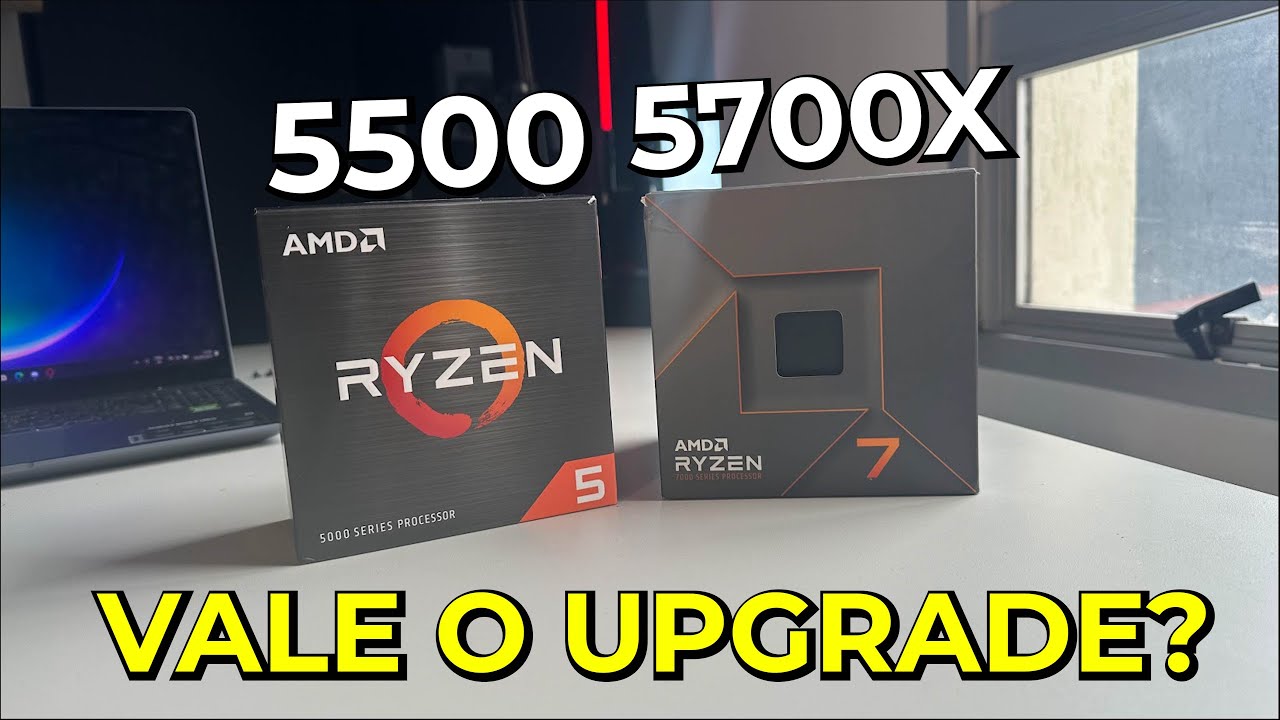 Ryzen 5 5500 vs Ryzen 7 5700x - Vale o upgrade? (Teste em jogos)