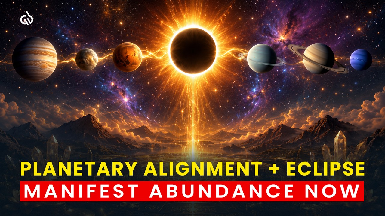 Planetary Alignment + Solar Eclipse: Powerful Manifestation Portal, Manifest Abundance
