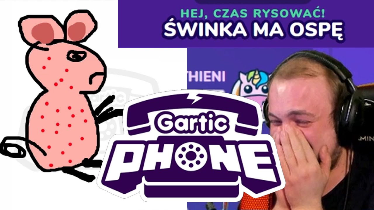 Świnki, pieski i cały zwierzyniec! | Zapis live | Gartic Phone #3