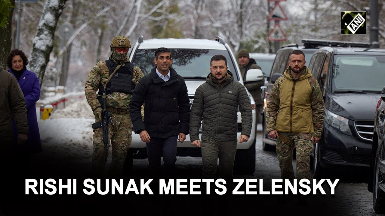 UK PM Rishi Sunak makes his maiden visit to war-ravaged Ukraine