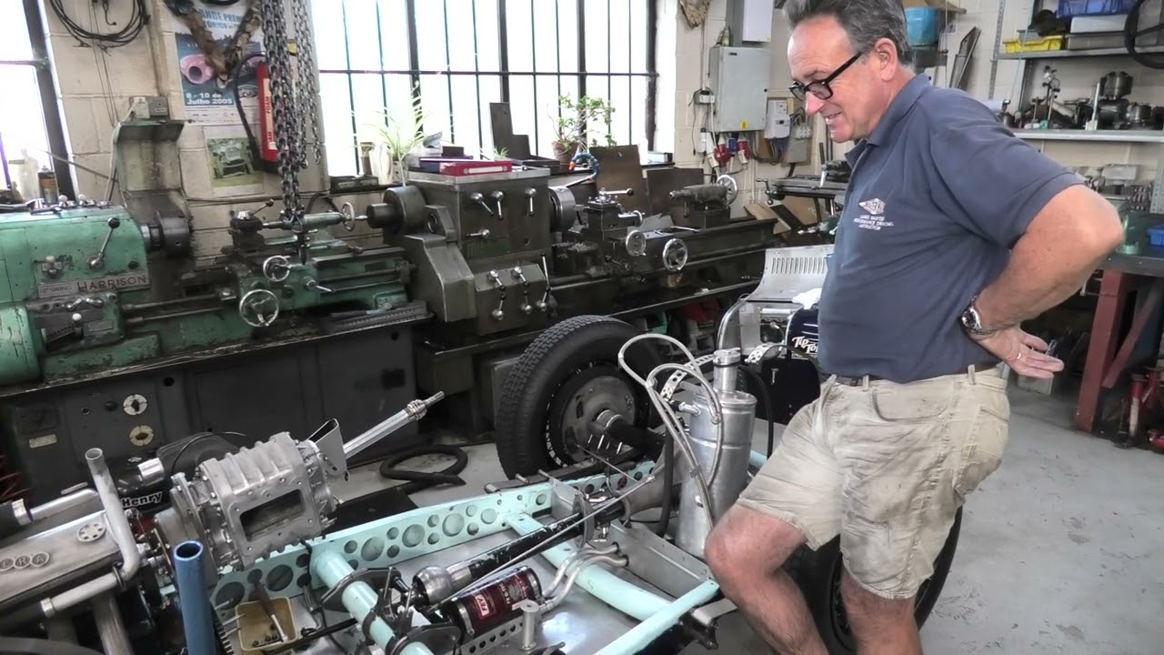 Riley ERA Strip down and sorting clutch / gearbox problems clean up for Goodwood Revival .