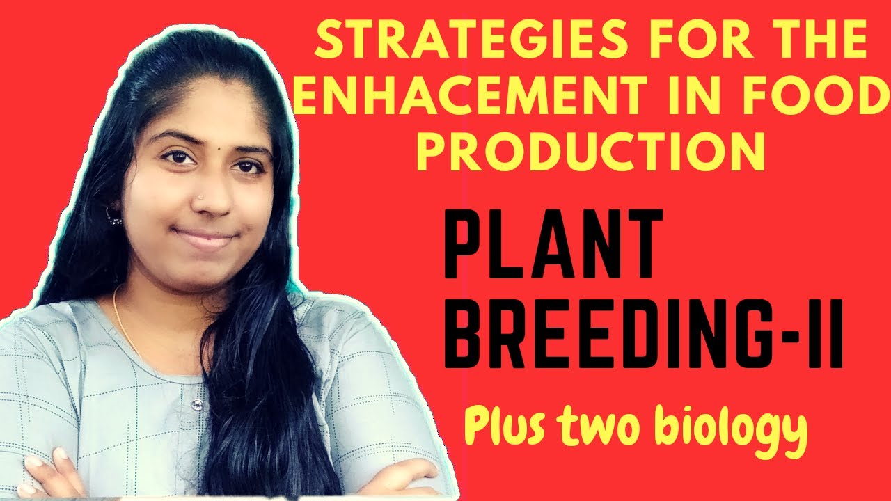 Strategies for Enhancement in Food Production in Malayalam| Plant Breeding | Plus two botany| Part-3