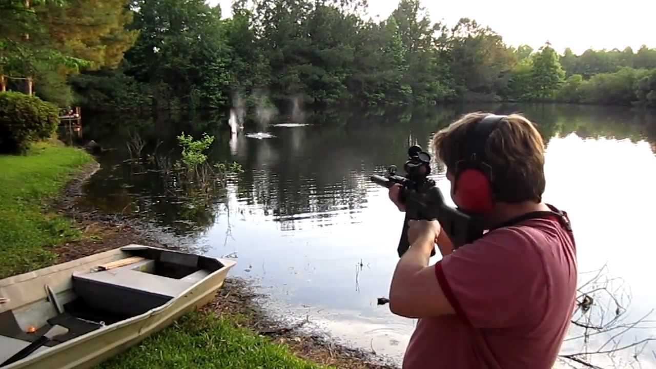 Shooting Dad's GSG 5 .22 Semi-Automatic Rifle