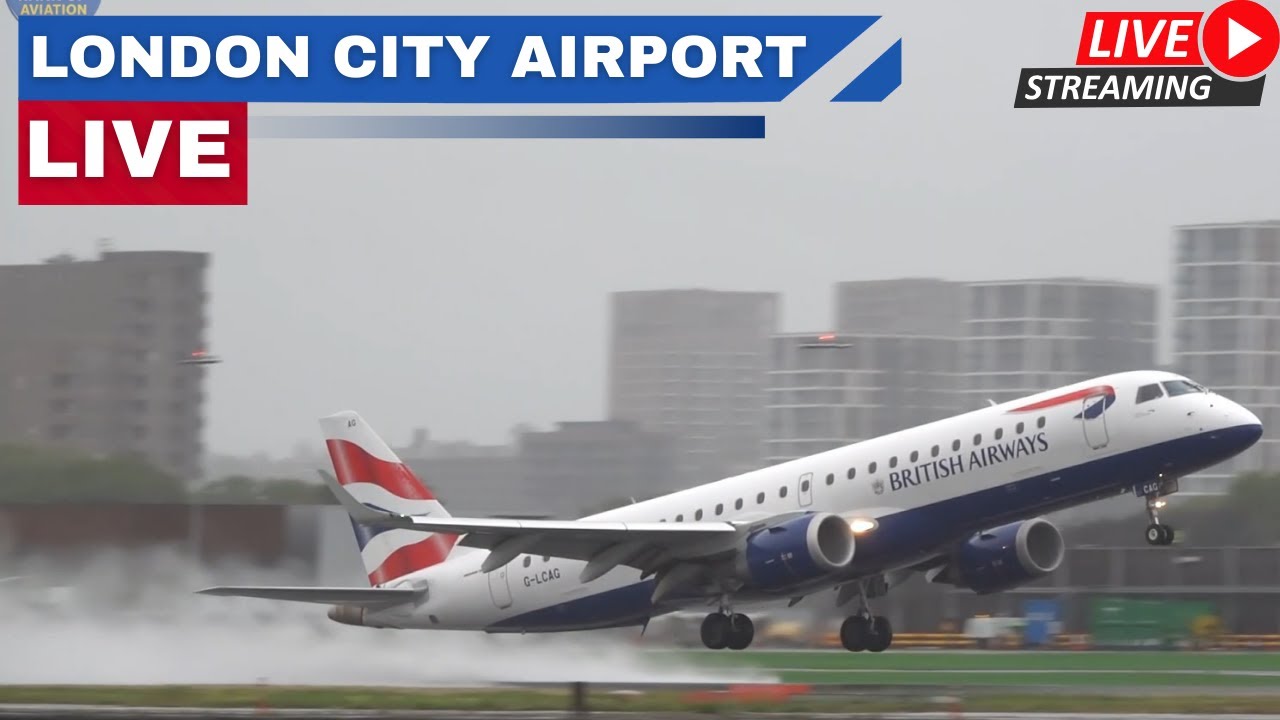 🔴London City Airport | Steep Approach & Climbs | LCY Plane Spotting 17/12/25
