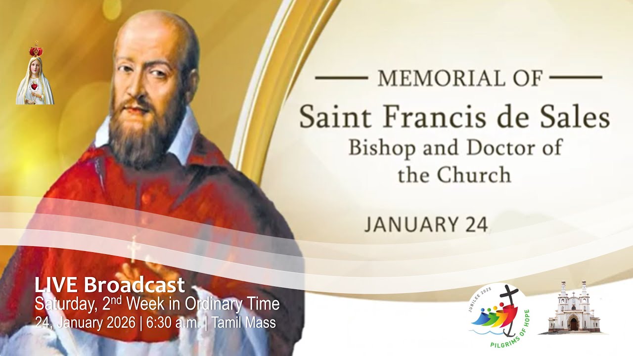 Votive Shrine Daily Mass | Live Stream | January 24, 2026, Saturday, 6:30 AM | Tamil Mass