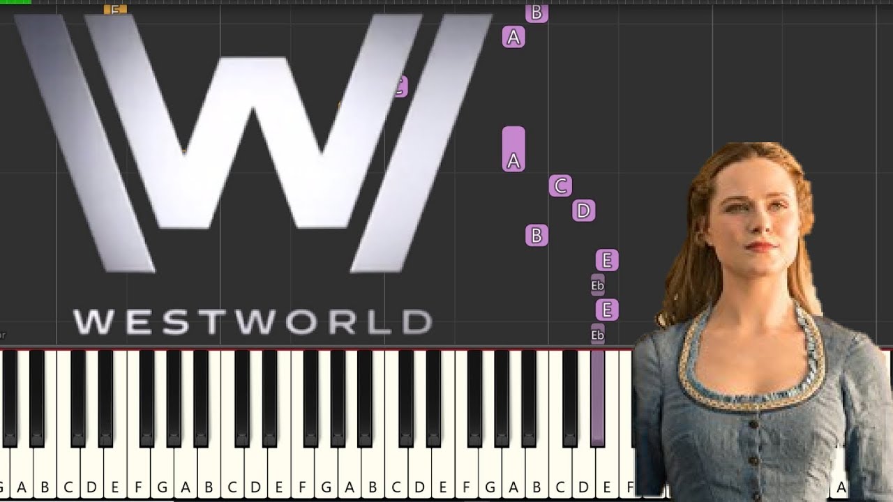 WESTWORLD Intro - Piano Tutorial By Tunes With Tina