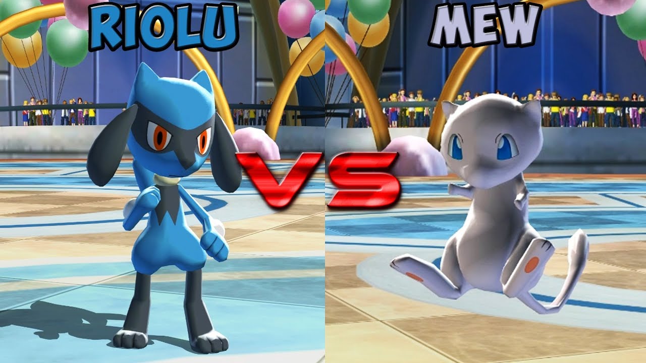 Pokemon battle revolution - Riolu vs Mew
