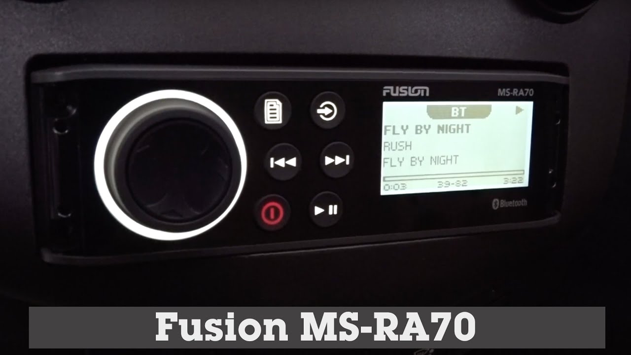 Fusion MS-RA70 Display and Controls Demo | Crutchfield Video