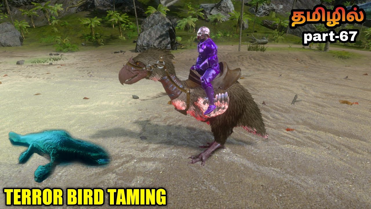Ark Survival Evloved | Ark Survival Gameplay | Terror Bird Taming In Tamil | Jinesh Gaming | part-67