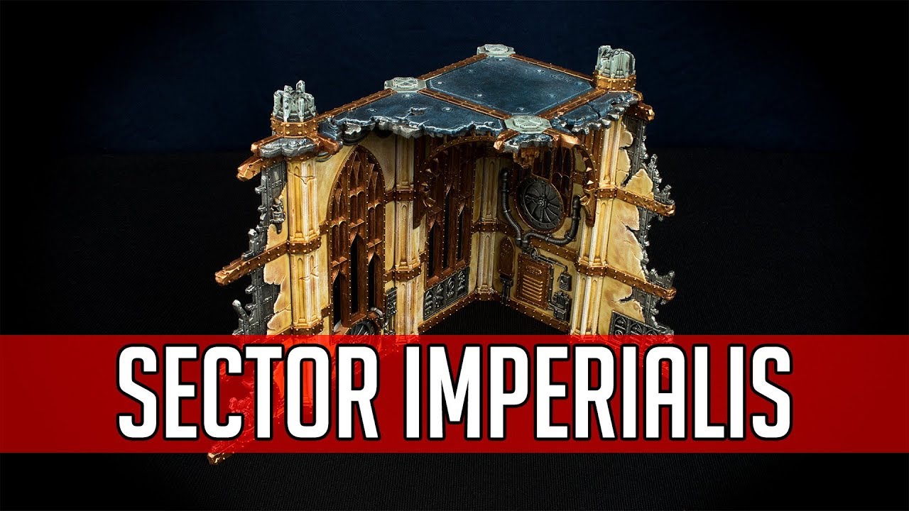 How to paint Kill Team Sector Imperialis Buildings