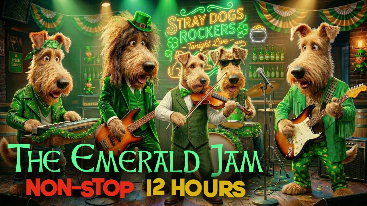 🔴 LIVE: St. Patrick’s Day Party Music 🍀 Irish Pub Rock Playlist with Celtic Violin